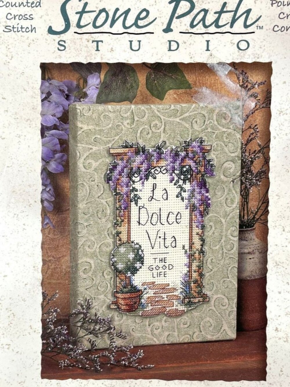 Dimension Stone Path Studio La Dolce Vita Counted Cross Stitch Kit NSB